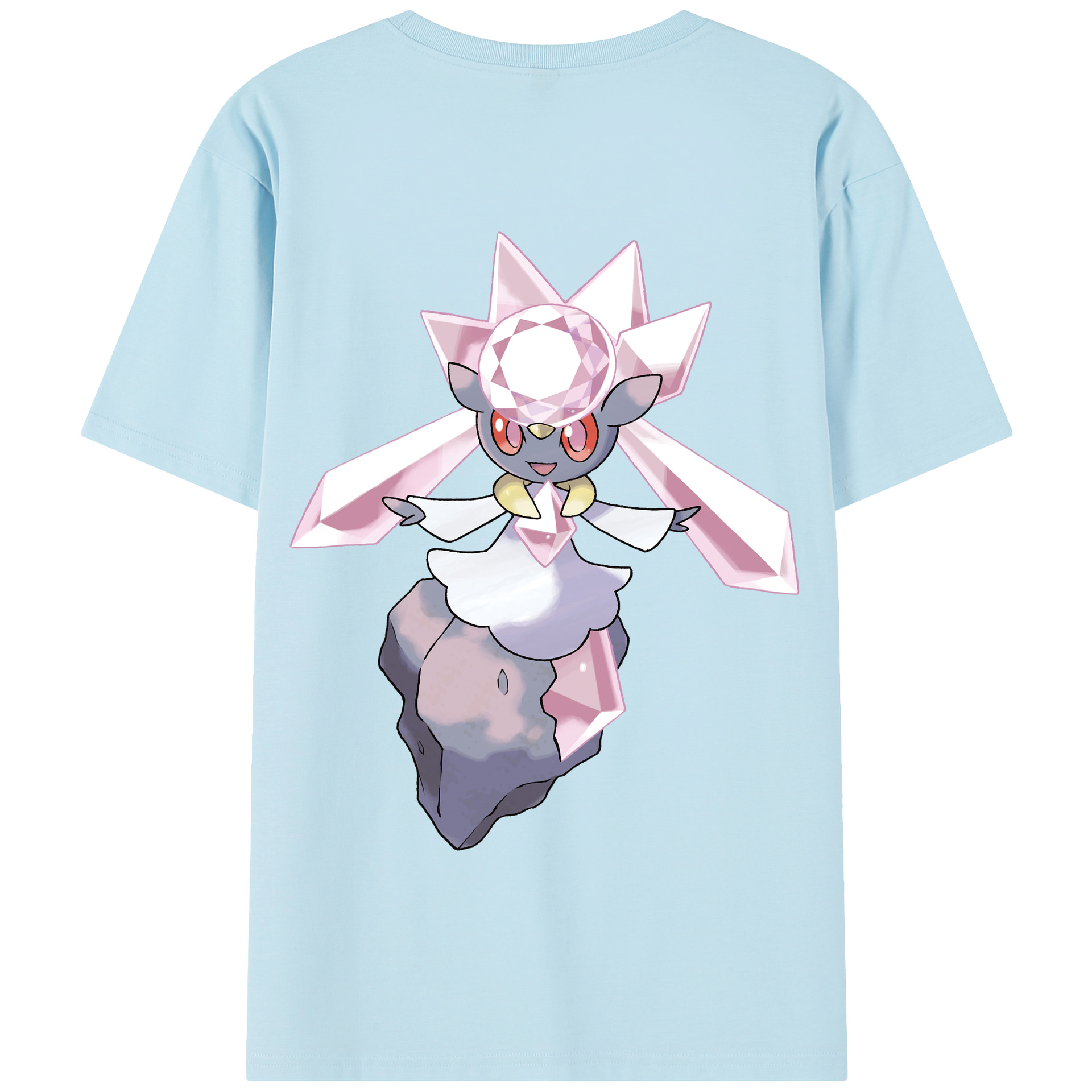 （画像用） ポケットモンスター Pokémon 綿100％半袖Tシャツ（背面プリント）